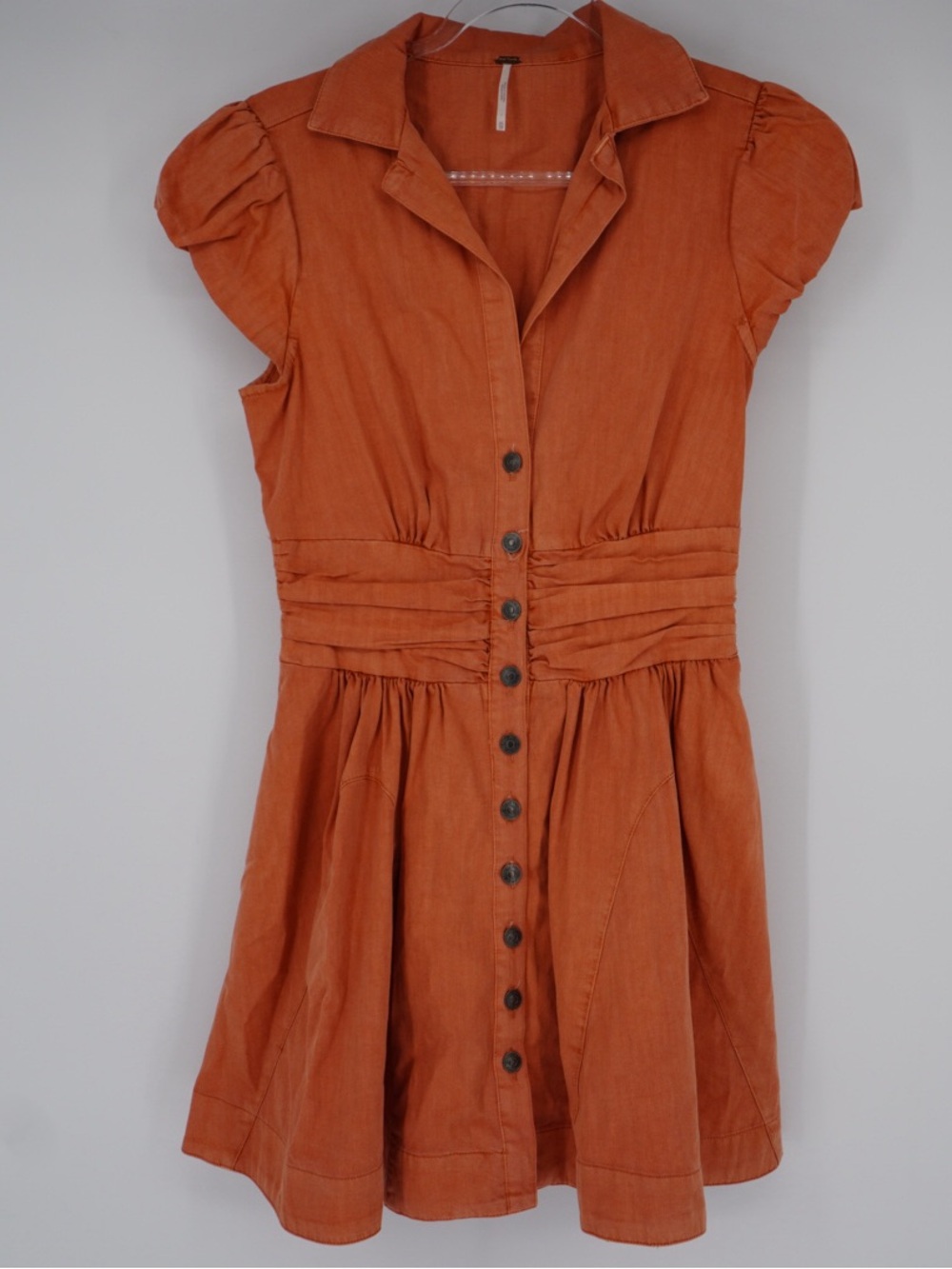 Free People Chester Mini Dress in Lightest Rose XS Casual City